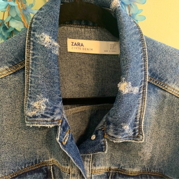 Zara Large Jean Jacket - Picture 3 of 8